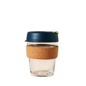Keepcup Reusable Glass Coffee Cup Deep Green  12Oz